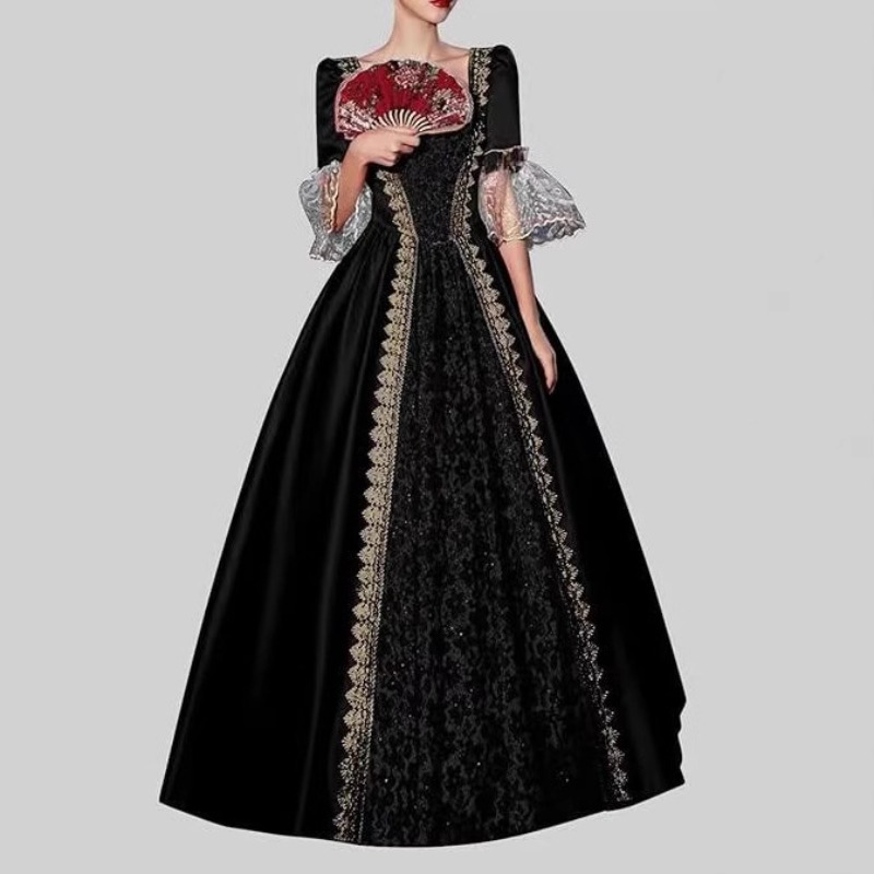 Dresses - S-5XL 여성용 신중세 르네상스 빅토리아풍 궁정