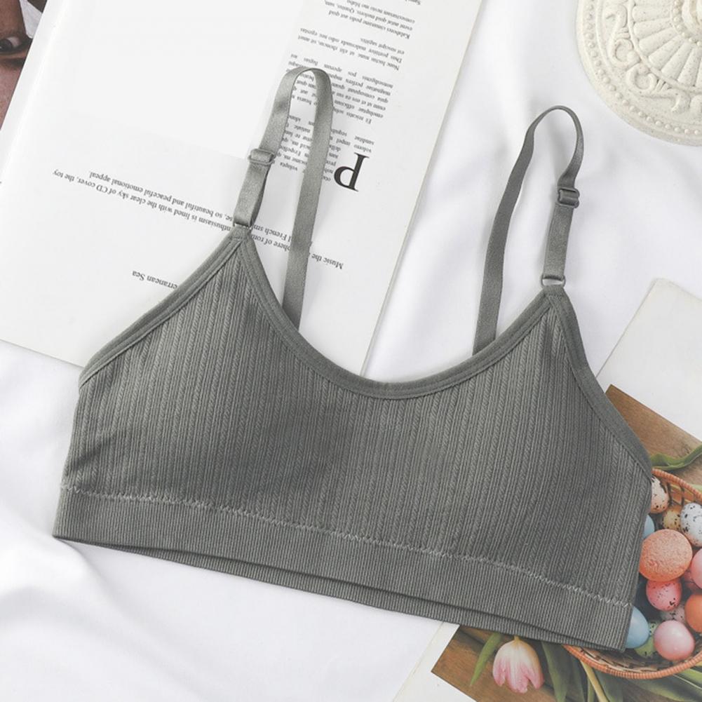 Seamless Ribbed Workout Tank Top - 여성용 스포츠 브라 여름용 무선 패드